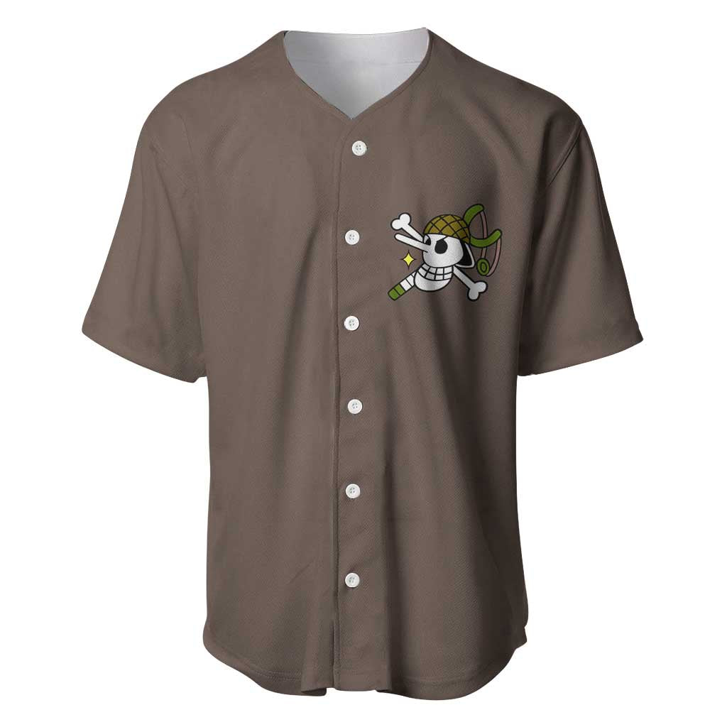 Usopp One Piece Streetwear Baseball Jersey Anime Style