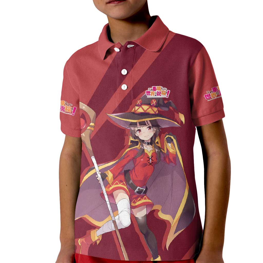 Megumin - KonoSuba Kid Polo Shirt Anime Style TS04