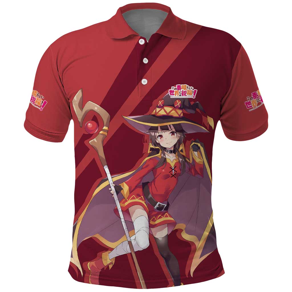 Megumin - KonoSuba Polo Shirt Anime Style TS04