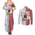 Shoto Todoroki Mix Emblem - My Hero Academia Couples Matching Summer Maxi Dress and Long Sleeve Button Shirt Anime Style