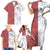 Shoto Todoroki Mix Emblem - My Hero Academia Family Matching Short Sleeve Bodycon Dress and Hawaiian Shirt Anime Style