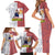 Shoto Todoroki Mix Emblem - My Hero Academia Family Matching Short Sleeve Bodycon Dress and Hawaiian Shirt Anime Style