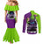 Piccolo - Dragon Ball Couples Matching Mermaid Dress and Long Sleeve Button Shirt Anime Style