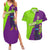 Piccolo - Dragon Ball Couples Matching Summer Maxi Dress and Hawaiian Shirt Anime Style