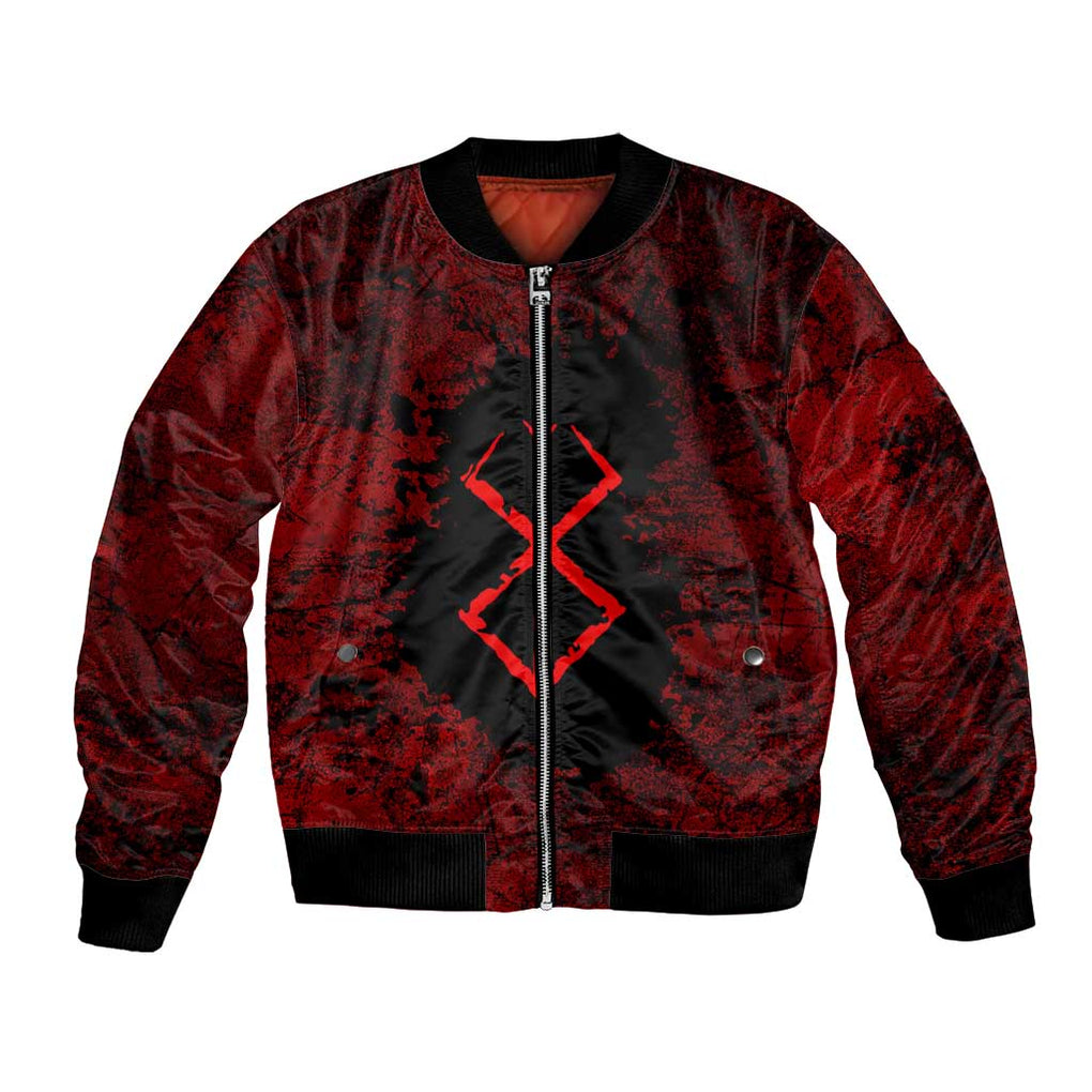 Guts - Berserk Bomber Jacket Anime Mix Grunge Blood Style