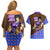 Jonathan Joestar - JoJo's Bizarre Adventure Couples Matching Off Shoulder Short Dress and Hawaiian Shirt Anime Style