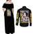 Slug Girl Junji Ito Collection Couples Matching Off Shoulder Maxi Dress and Long Sleeve Button Shirt Anime Style