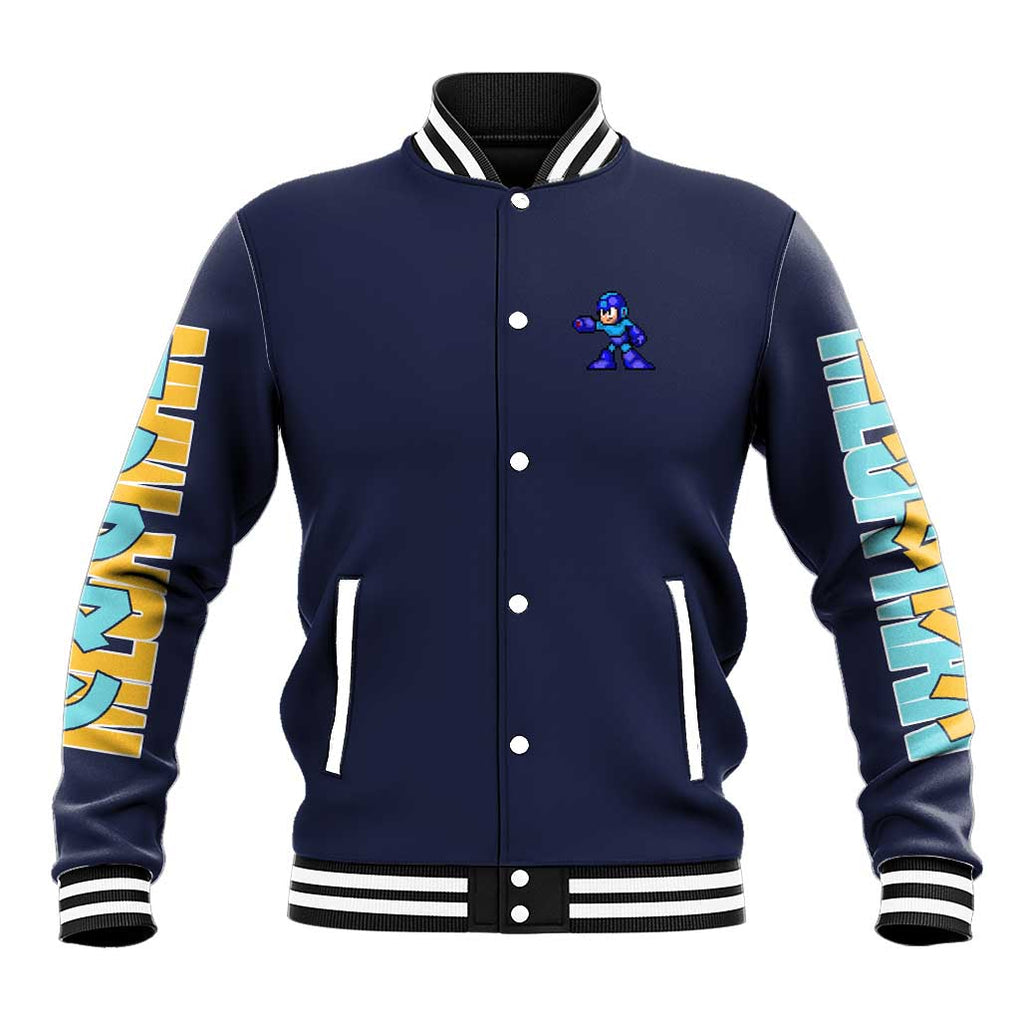 Mega Man Baseball Jacket Anime Style