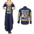 Mega Man Couples Matching Summer Maxi Dress and Long Sleeve Button Shirt Anime Style