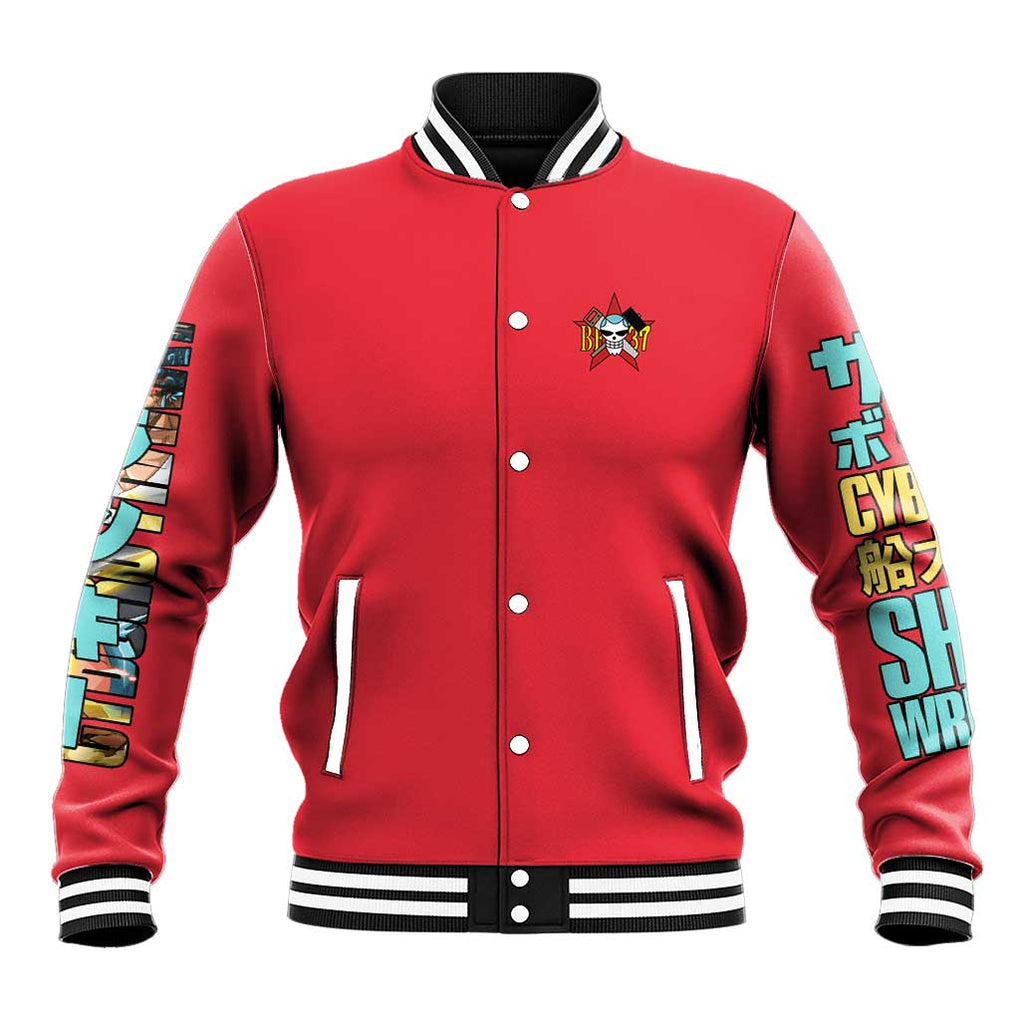 Franky V2 One Piece Baseball Jacket Anime Style