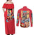 Franky V2 One Piece Couples Matching Off Shoulder Maxi Dress and Long Sleeve Button Shirt Anime Style