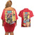 Franky V2 One Piece Couples Matching Off Shoulder Short Dress and Hawaiian Shirt Anime Style