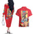 Franky V2 One Piece Couples Matching Off The Shoulder Long Sleeve Dress and Hawaiian Shirt Anime Style