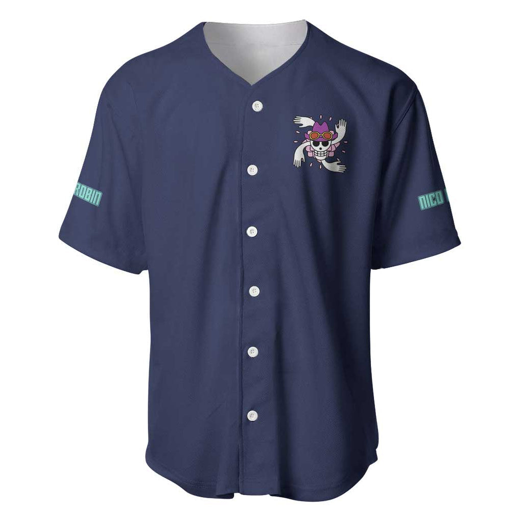 Nico Robin V2 One Piece Baseball Jersey Anime Style