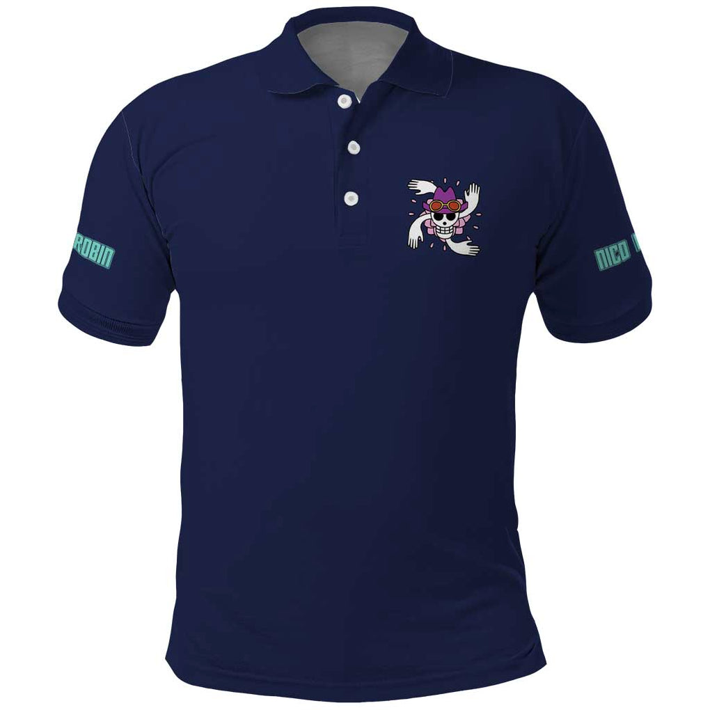 Nico Robin V2 One Piece Polo Shirt Anime Style