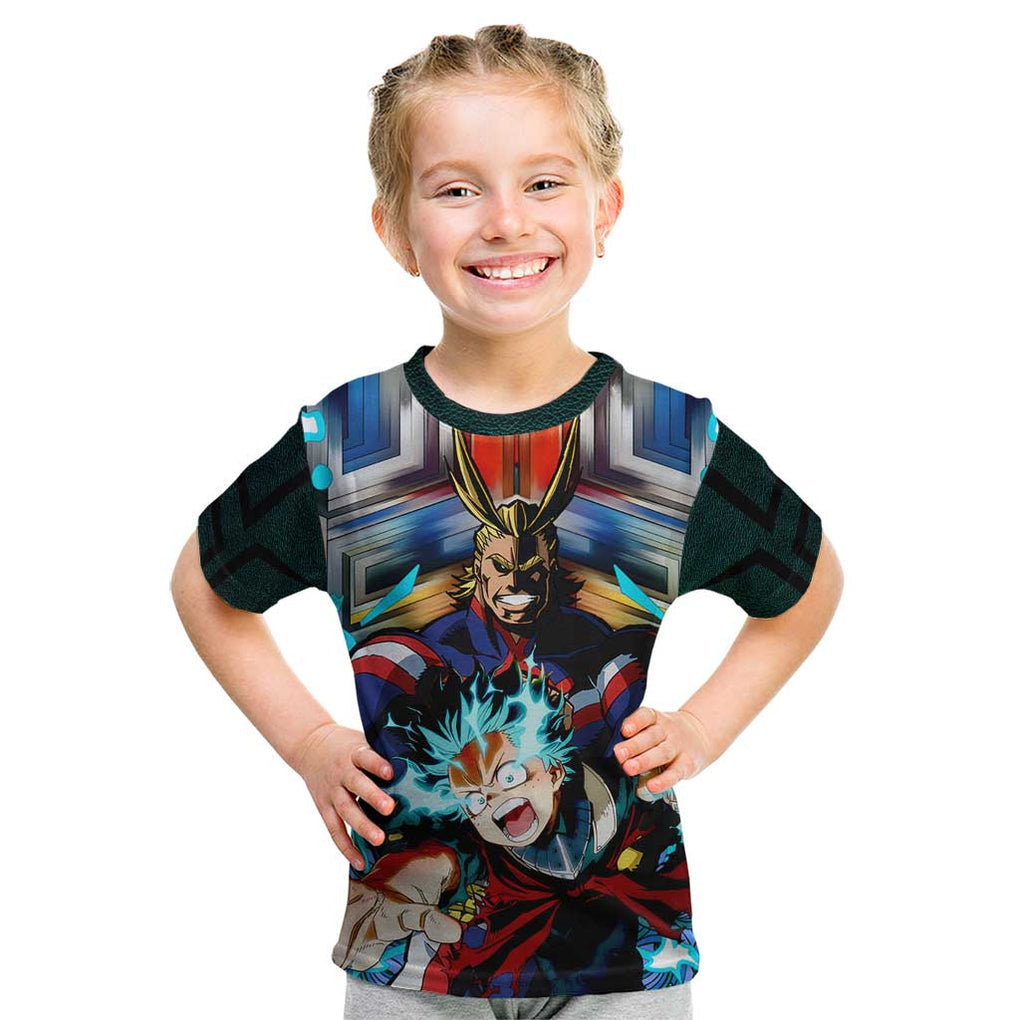 Trippy Deku x All Might My Hero Academia Kid T Shirt Trippy Style