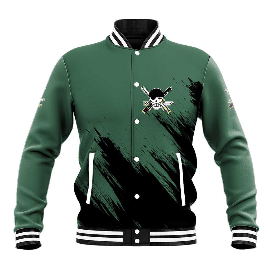 Roronoa Zoro Mix Manga - One Piece Baseball Jacket Anime Style