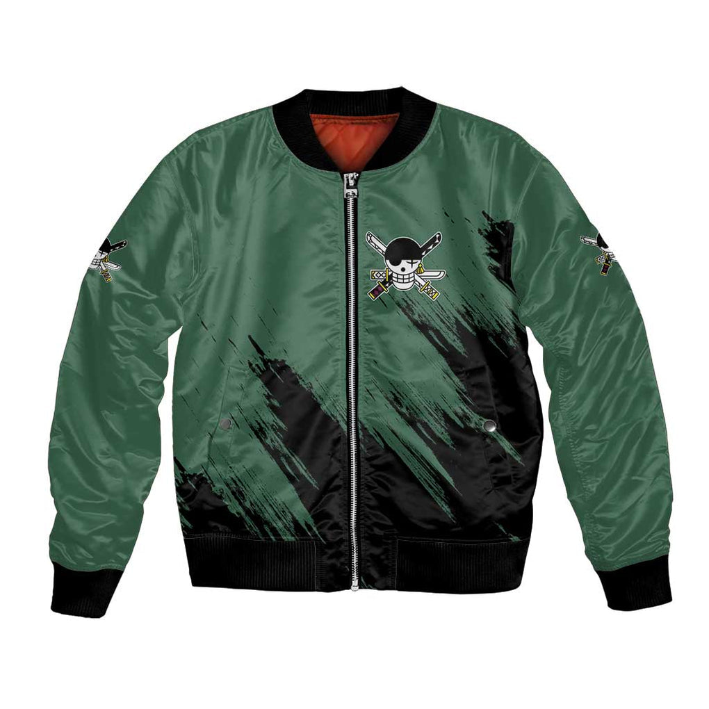 Roronoa Zoro Mix Manga - One Piece Bomber Jacket Anime Style