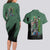 Roronoa Zoro Mix Manga - One Piece Couples Matching Long Sleeve Bodycon Dress and Hawaiian Shirt Anime Style