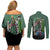 Roronoa Zoro Mix Manga - One Piece Couples Matching Off Shoulder Short Dress and Long Sleeve Button Shirt Anime Style