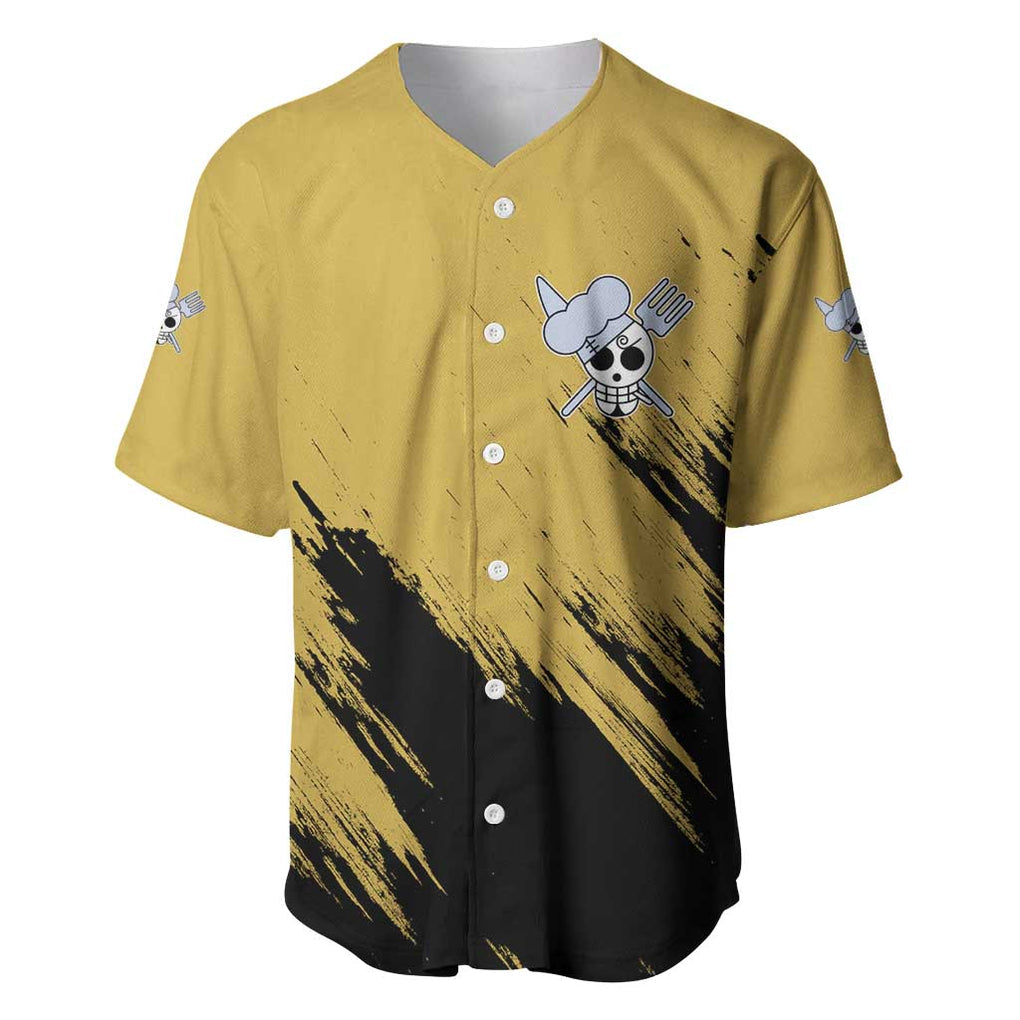 Sanji Mix Manga - One Piece Baseball Jersey Anime Style