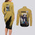 Sanji Mix Manga - One Piece Couples Matching Long Sleeve Bodycon Dress and Long Sleeve Button Shirt Anime Style