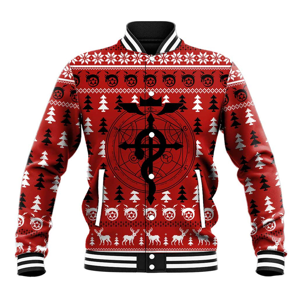 Fullmetal Alchemist - Fullmetal Alchemist Baseball Jacket Anime Mix Christmas Style