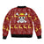 Luffy - One Piece Bomber Jacket Anime Mix Christmas Style