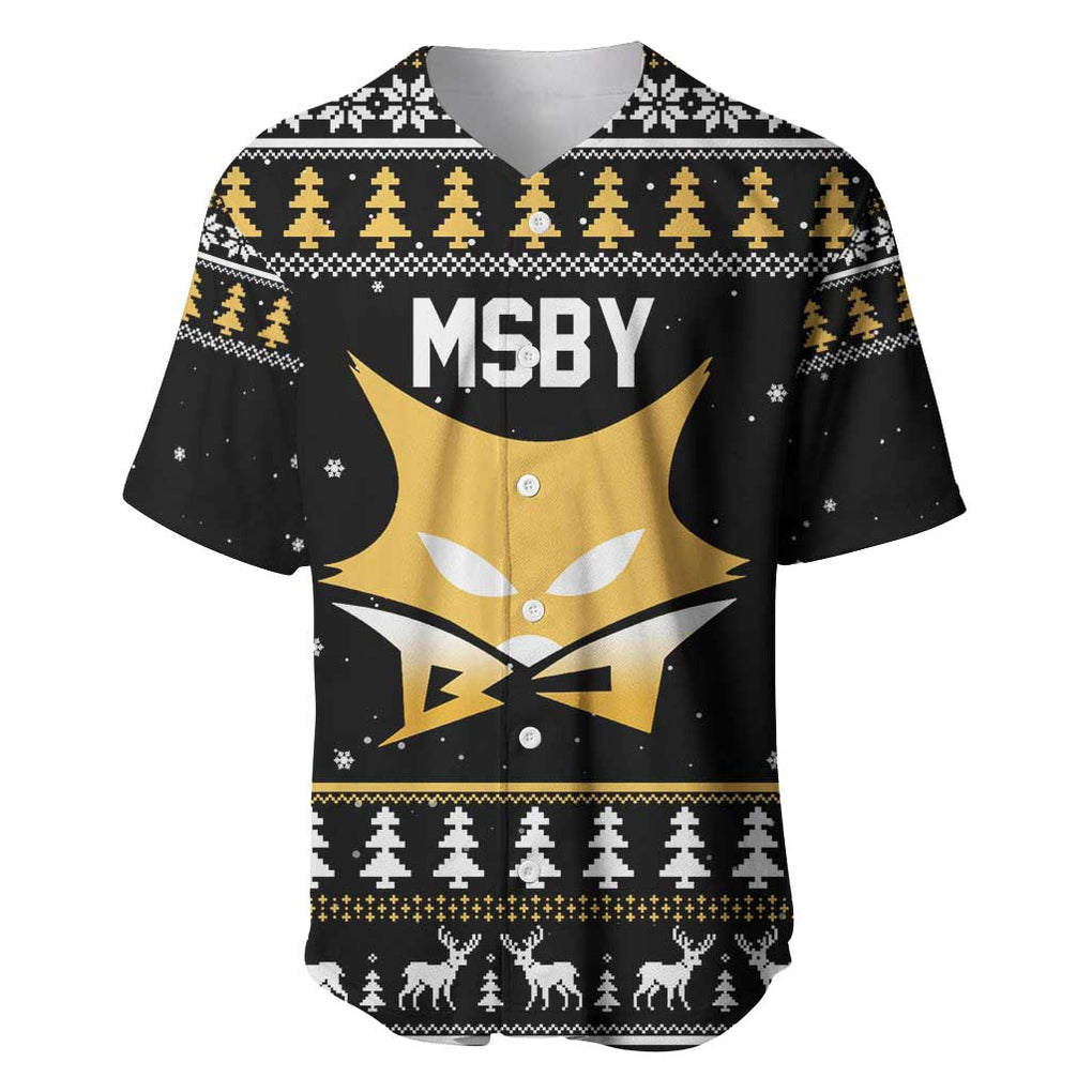 MSBY - MSBY Black Jackal Baseball Jersey Anime Mix Christmas Style