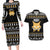 MSBY - MSBY Black Jackal Couples Matching Long Sleeve Bodycon Dress and Hawaiian Shirt Anime Mix Christmas Style