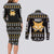 MSBY - MSBY Black Jackal Couples Matching Long Sleeve Bodycon Dress and Long Sleeve Button Shirt Anime Mix Christmas Style