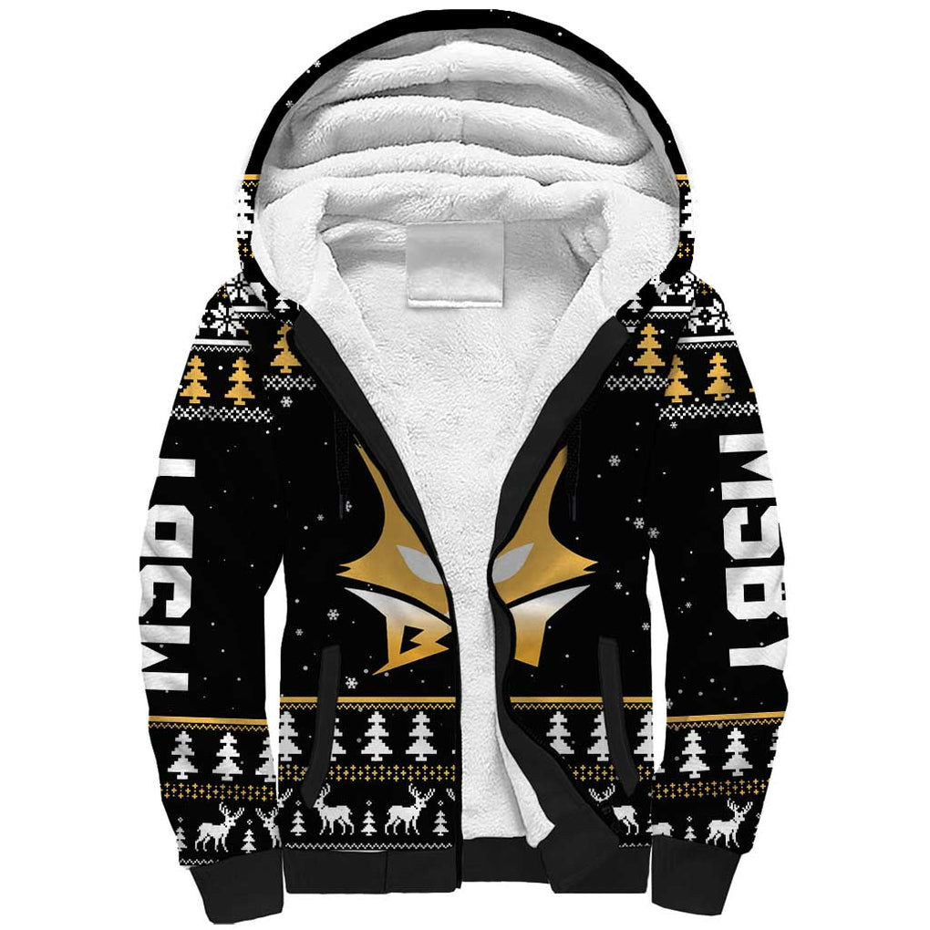 MSBY - MSBY Black Jackal Sherpa Hoodie Anime Mix Christmas Style