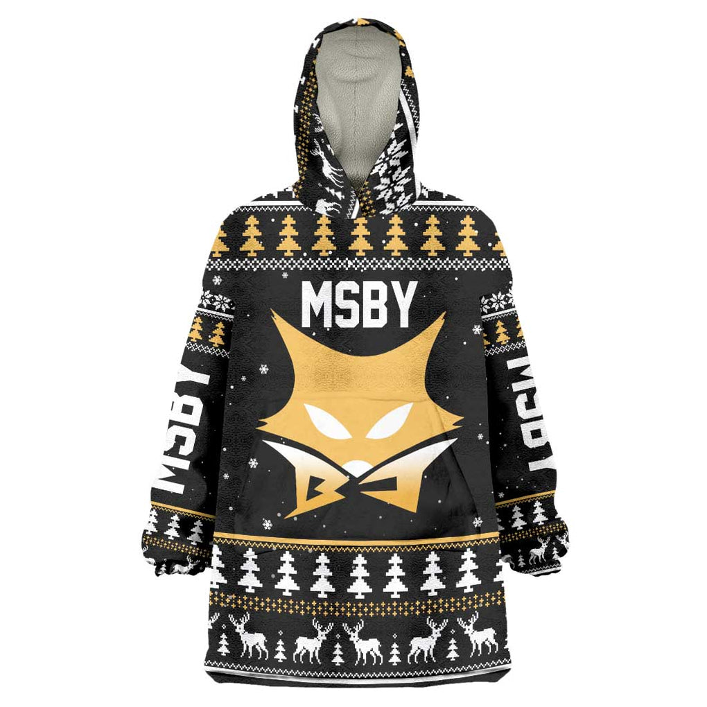 MSBY - MSBY Black Jackal Wearable Blanket Hoodie Anime Mix Christmas Style