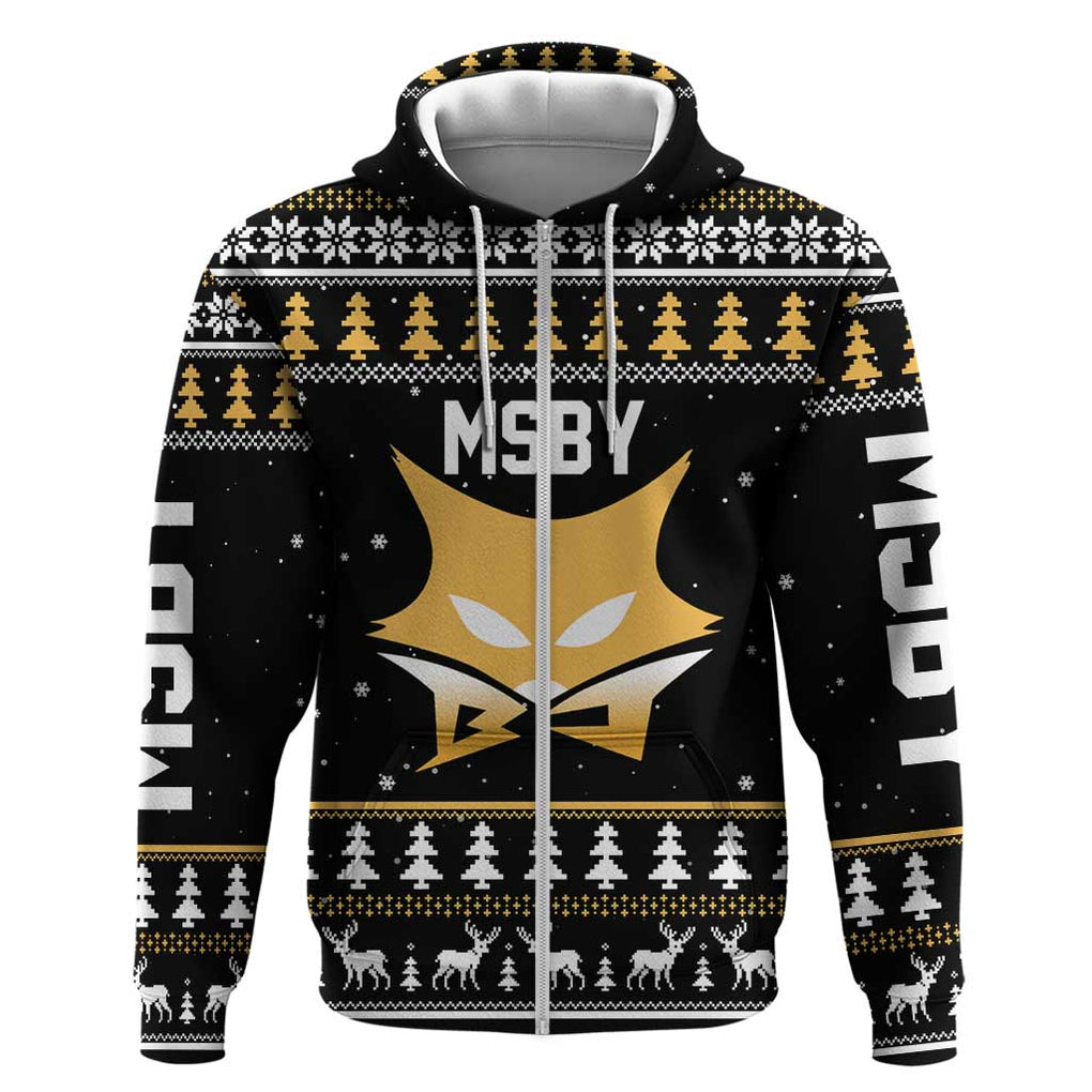 MSBY - MSBY Black Jackal Zip Hoodie Anime Mix Christmas Style