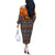 Karasuno - Haikyuu Off The Shoulder Long Sleeve Dress Anime Mix Christmas Style