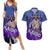 Kaido - One Piece Couples Matching Summer Maxi Dress and Hawaiian Shirt Anime Style