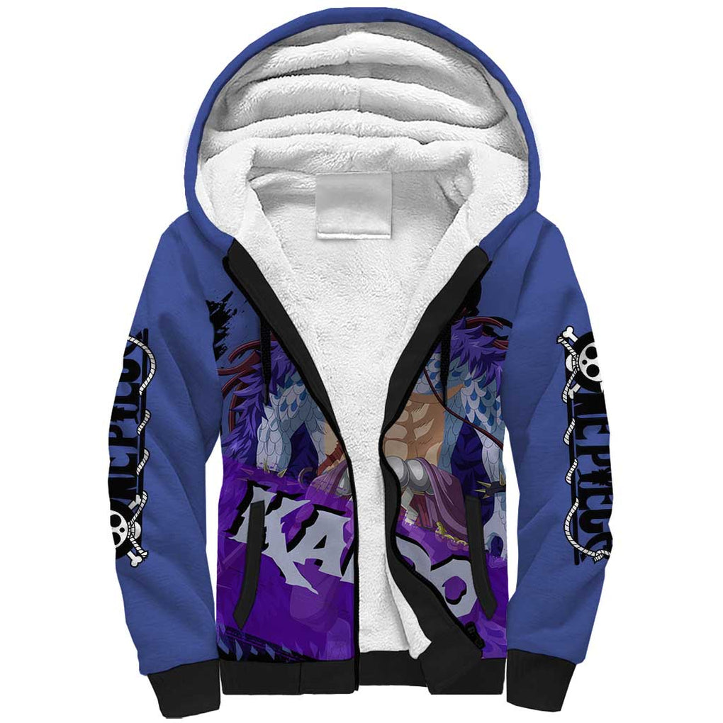 Kaido - One Piece Sherpa Hoodie Anime Style