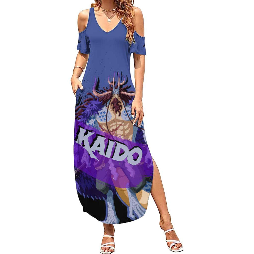 Kaido - One Piece Summer Maxi Dress Anime Style