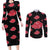 Akatsuki Uniform - Naruto Couples Matching Long Sleeve Bodycon Dress and Long Sleeve Button Shirt Anime Style