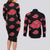 Akatsuki Uniform - Naruto Couples Matching Long Sleeve Bodycon Dress and Long Sleeve Button Shirt Anime Style