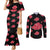 Akatsuki Uniform - Naruto Couples Matching Mermaid Dress and Long Sleeve Button Shirt Anime Style