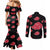 Akatsuki Uniform - Naruto Couples Matching Mermaid Dress and Long Sleeve Button Shirt Anime Style