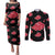 Akatsuki Uniform - Naruto Couples Matching Puletasi and Long Sleeve Button Shirt Anime Style