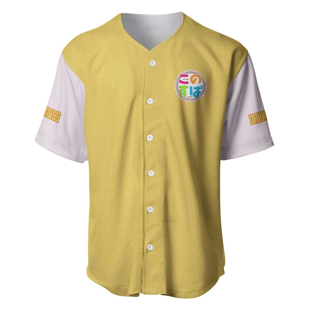 Darkness Konosuba Baseball Jersey Anime Style