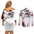 Usopp - Japan Style Anime Couples Matching Off Shoulder Short Dress and Long Sleeve Button Shirt