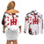 Jiraiya - Japan Style Anime Couples Matching Off Shoulder Short Dress and Long Sleeve Button Shirt