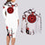 Uchiha Madara - Japan Style Couples Matching Long Sleeve Bodycon Dress and Long Sleeve Button Shirt