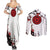 Uchiha Madara - Japan Style Couples Matching Summer Maxi Dress and Long Sleeve Button Shirt