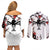 Dracule Mihawk - Japan Style Anime Couples Matching Off Shoulder Short Dress and Long Sleeve Button Shirt