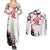 Gaara - Japan Style Anime Couples Matching Summer Maxi Dress and Long Sleeve Button Shirt